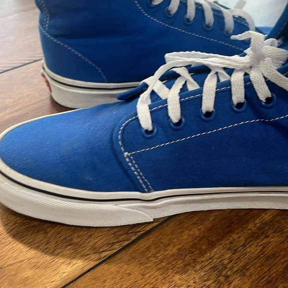 RARE Vans classic blue hi high top sz mens 9 womens 10.5 (RARE DEADSTOCK) unisex - Picture 8 of 16